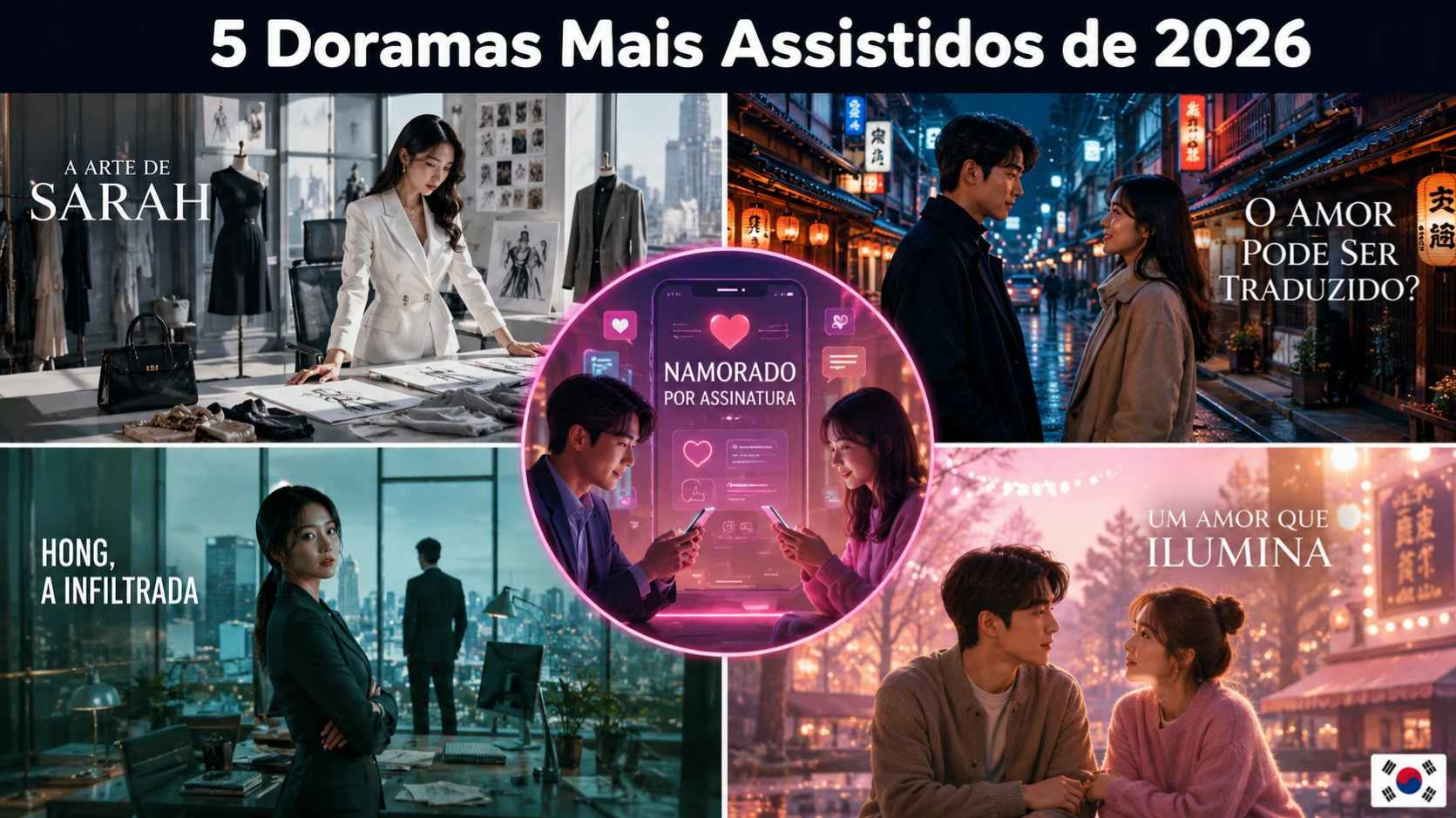 5 Doramas mais assistidos de 2026: O que está em alta na dramaland agora