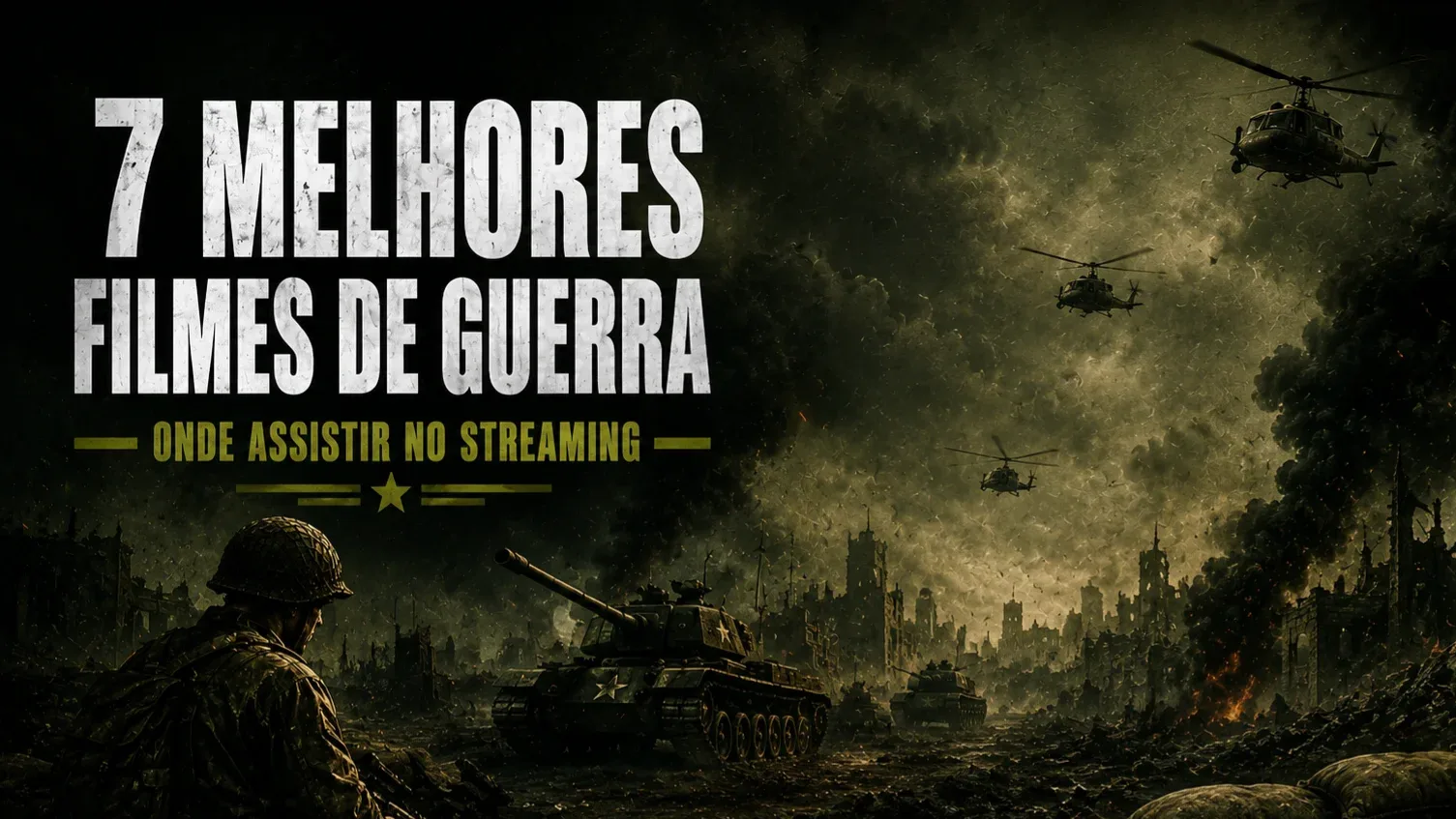 Melhores filmes de guerra para assistir hoje.