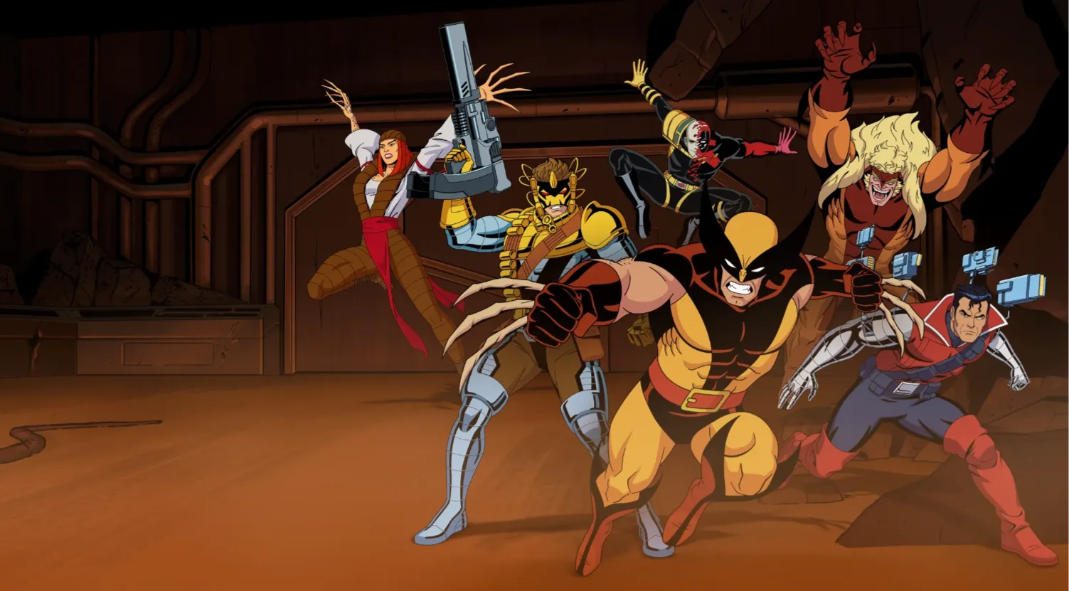 Reprodução: Imagem de divulgação de "X-men 97" de Disney Plus.