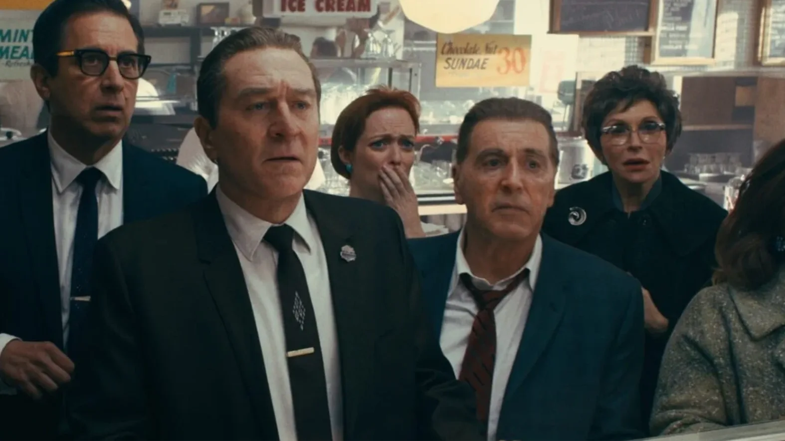 Reprodução: Imagens do filme "O Irlandês" - Noticias TV Uol.