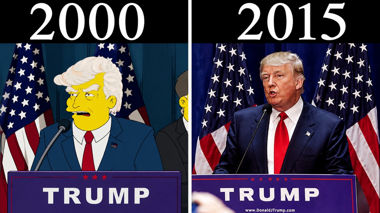 Donald Trump e a previsão de 2000.