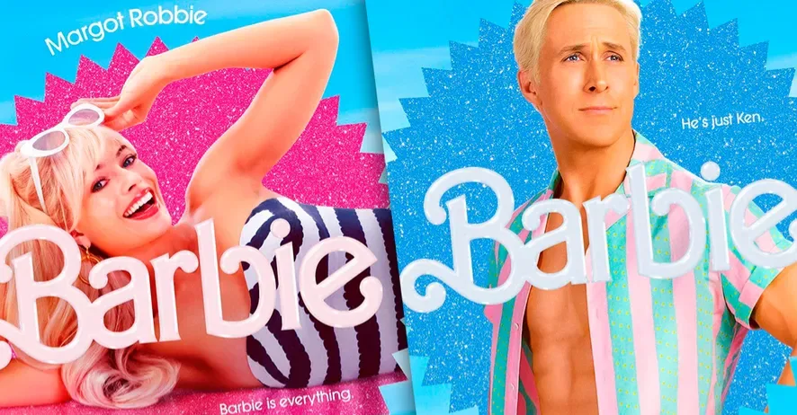 Margot Robbie como barbie.