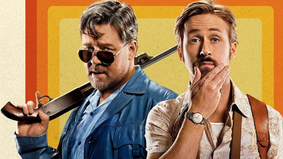Com Russell Crowe de parceiro em Dois Caras Legais.