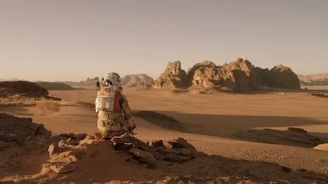 Com Matt Damon em Perdido em Marte